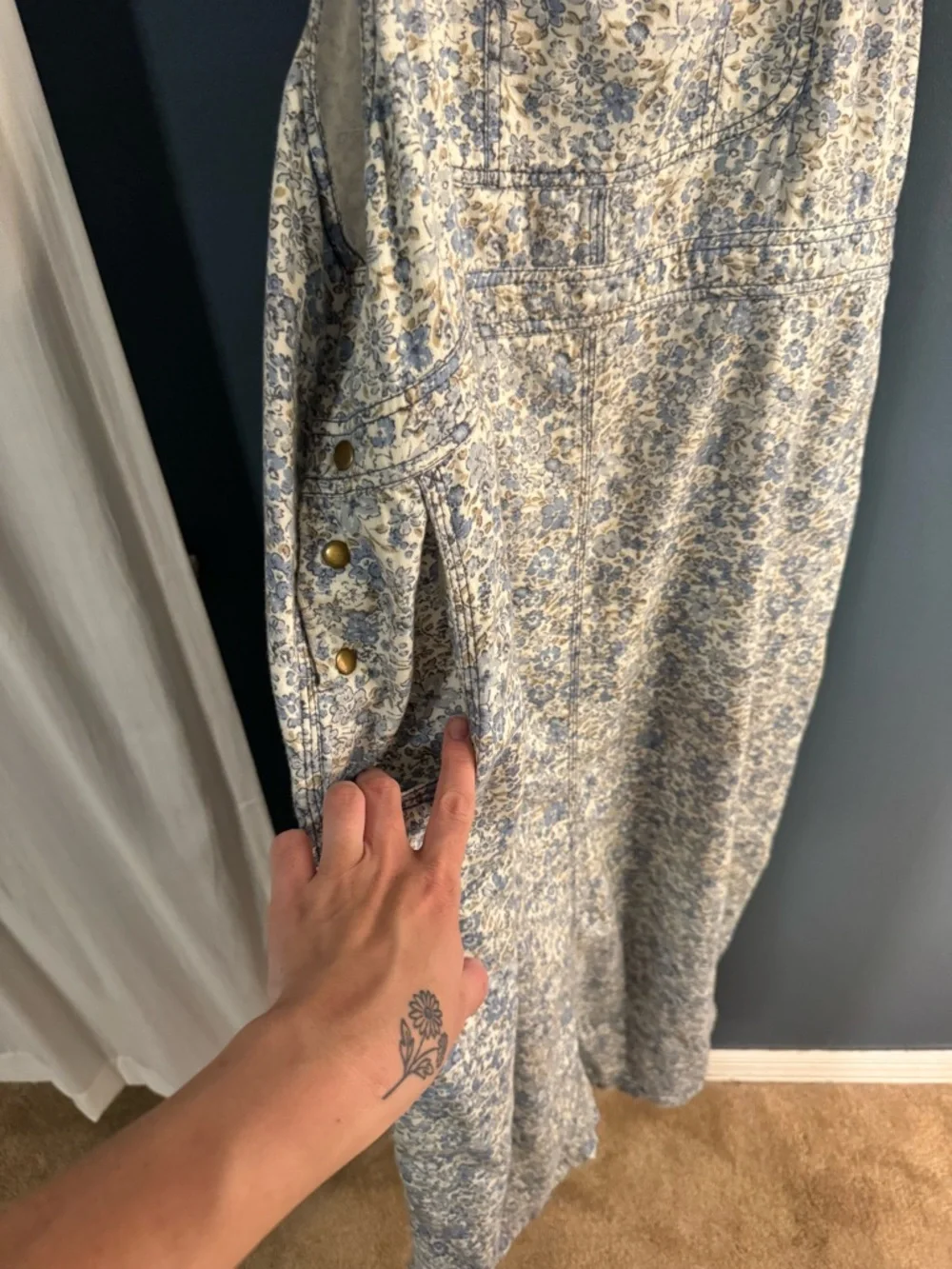 Free People Hanson Apron Midi Dress - Picture 6 of 7